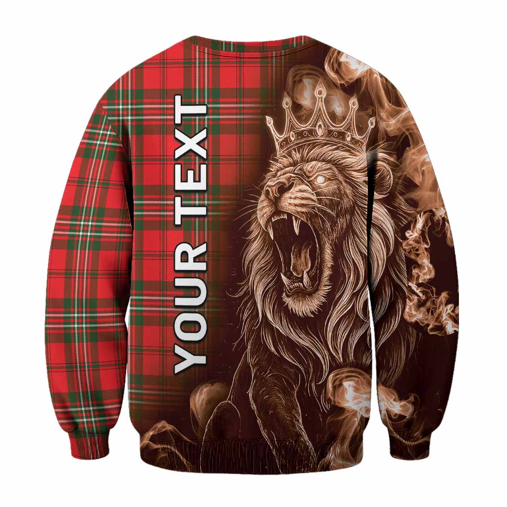 Langlands Tartan Sweatshirt Roaring Lion Heritage