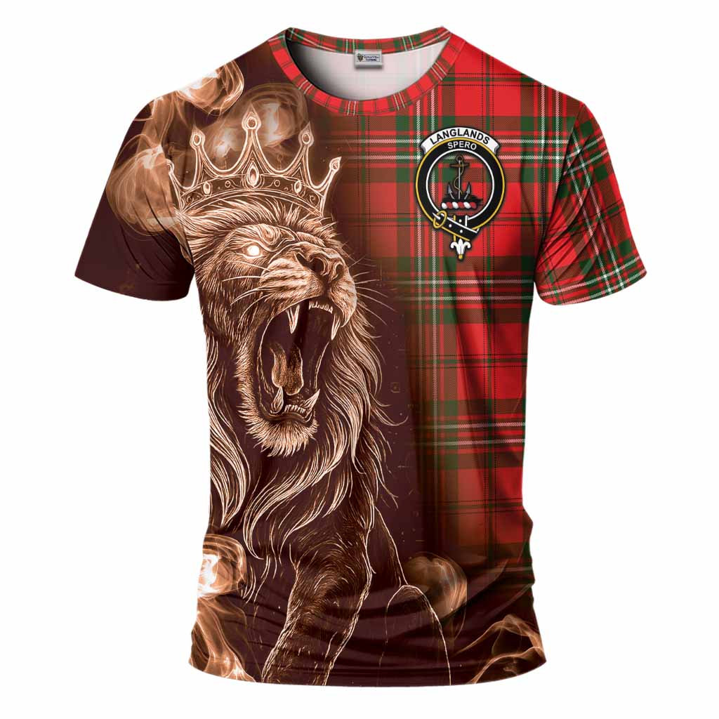 Langlands Tartan T-Shirt Roaring Lion Heritage