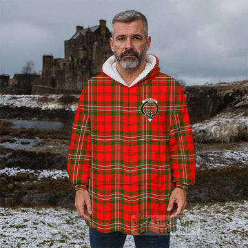 Langlands Tartan Wearable Blanket with Family Crest - Tartan Vibes Clothing