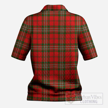 Langlands Tartan Women’s Polo Sweater Top