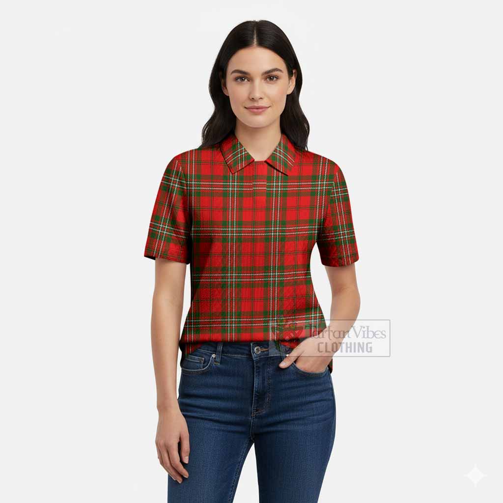 Langlands Tartan Women’s Polo Sweater Top