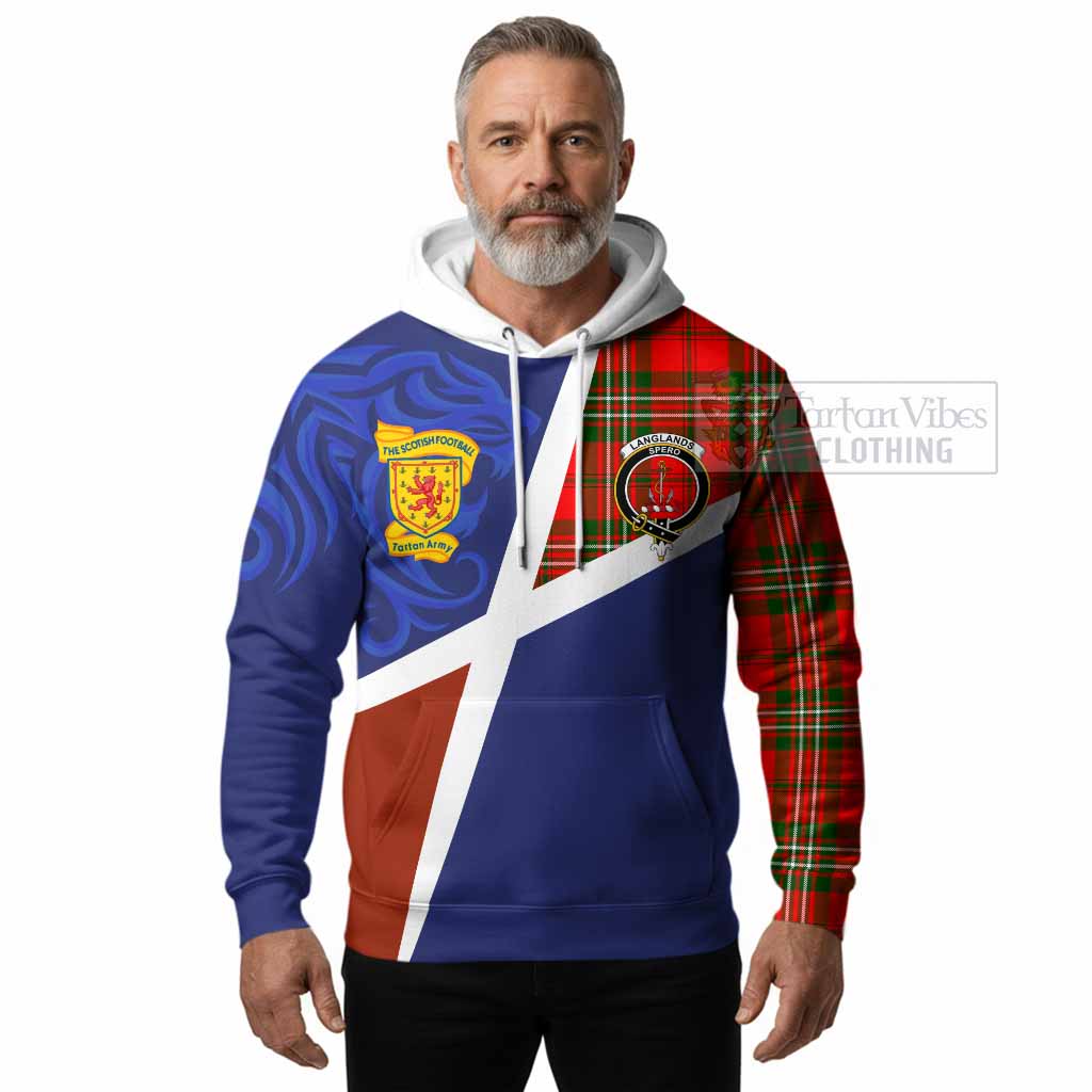 Langlands The Scottish Football Crest Hoodie Lion-Tartan Army