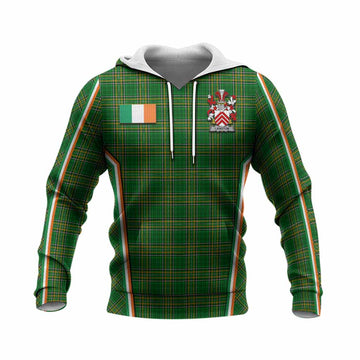 Langton Irish Clan Coat of Arm Tartan Knitted Hoodie Flag Style