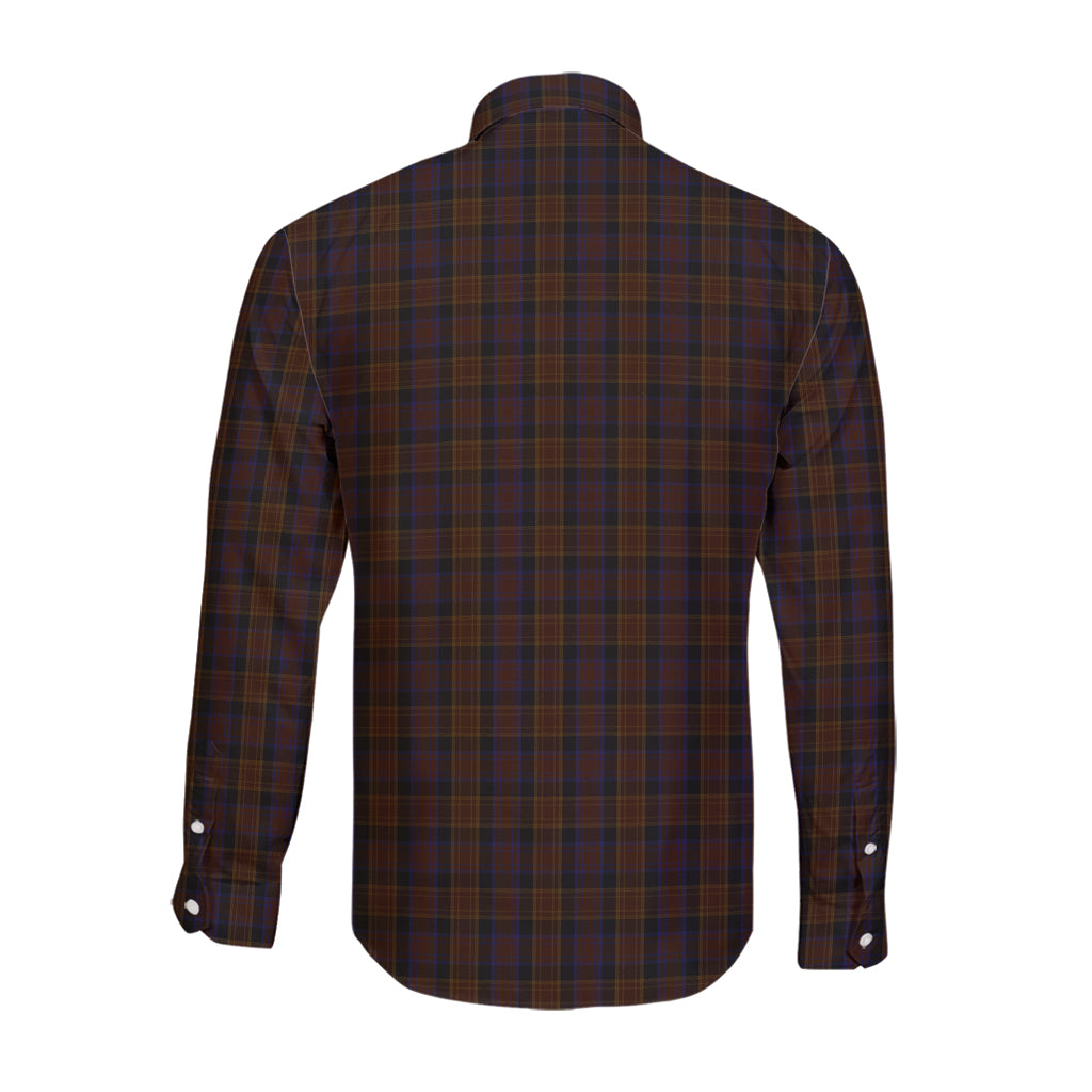 Laois County Ireland Tartan Long Sleeve Button Up Shirt - Tartan Vibes Clothing