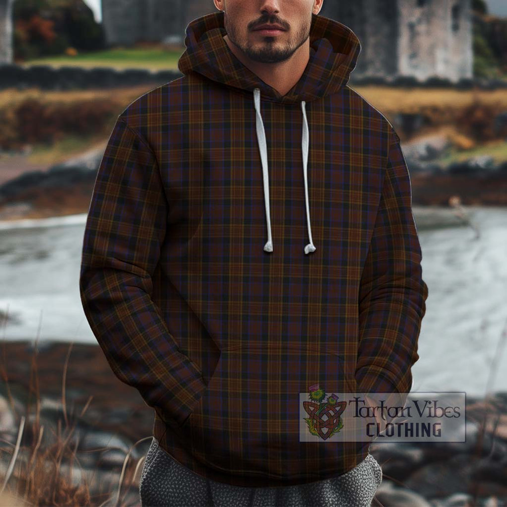 Laois County Ireland Tartan Cotton Hoodie Pullover Hoodie XS - Tartan Vibes Clothing