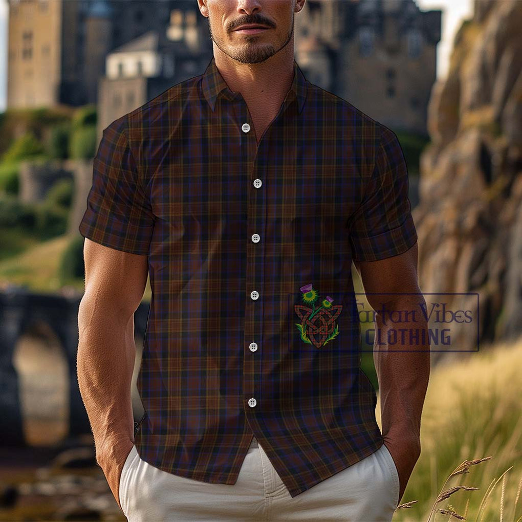 Laois County Ireland Tartan Cotton Hawaiian Shirt Adult - Tartanvibesclothing Shop