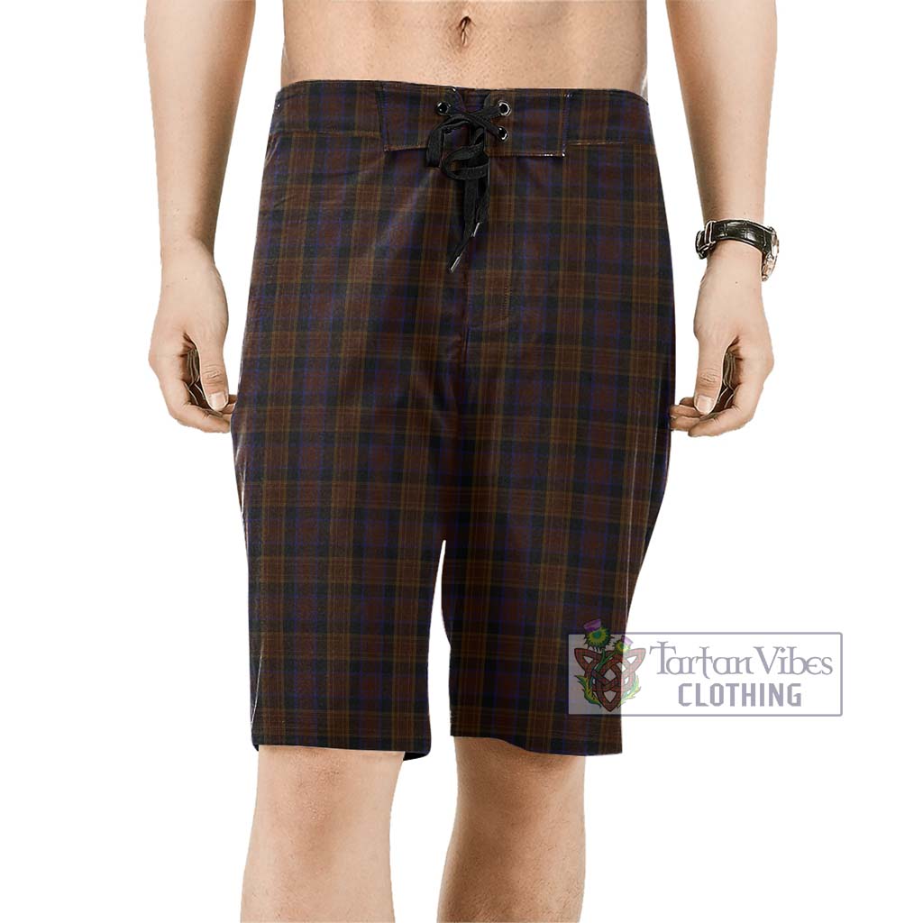 Laois County Ireland Tartan Men's Board Shorts Men - Tartan Vibes Clothing