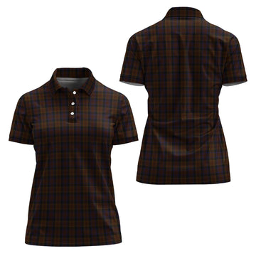 Laois County Ireland Tartan Polo Shirt For Women