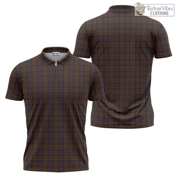 Tartan Vibes Clothing Laois County Ireland Tartan Zipper Polo Shirt