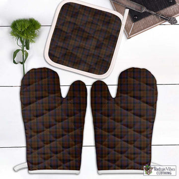 Laois County Ireland Tartan Combo Oven Mitt & Pot-Holder Combo 1 Oven Mitt & 1 Pot-Holder White - Tartan Vibes Clothing