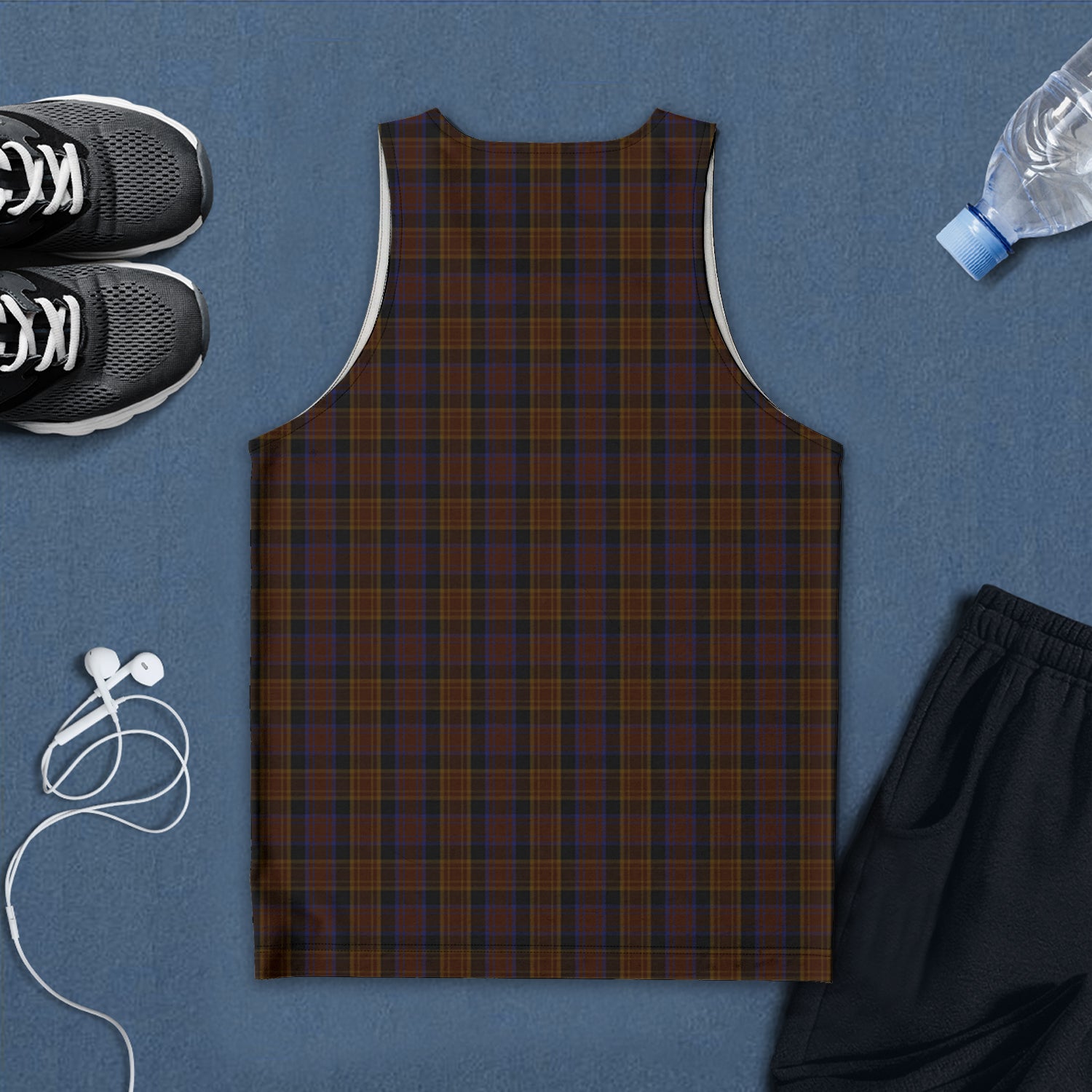 Laois County Ireland Tartan Mens Tank Top - Tartan Vibes Clothing
