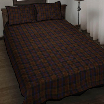 Laois County Ireland Tartan Quilt Bed Set