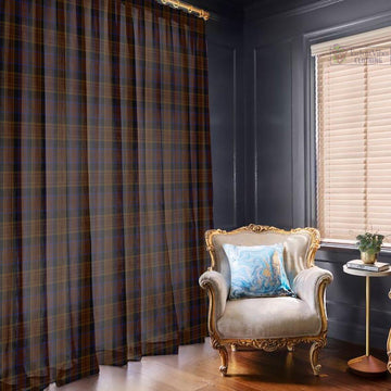 Laois County Ireland Tartan Window Curtain
