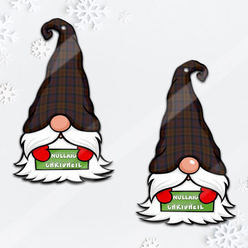 Laois County Ireland Gnome Christmas Ornament with His Tartan Christmas Hat