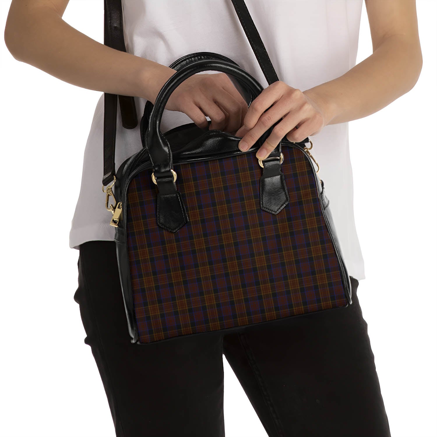 Laois County Ireland Tartan Shoulder Handbags - Tartanvibesclothing