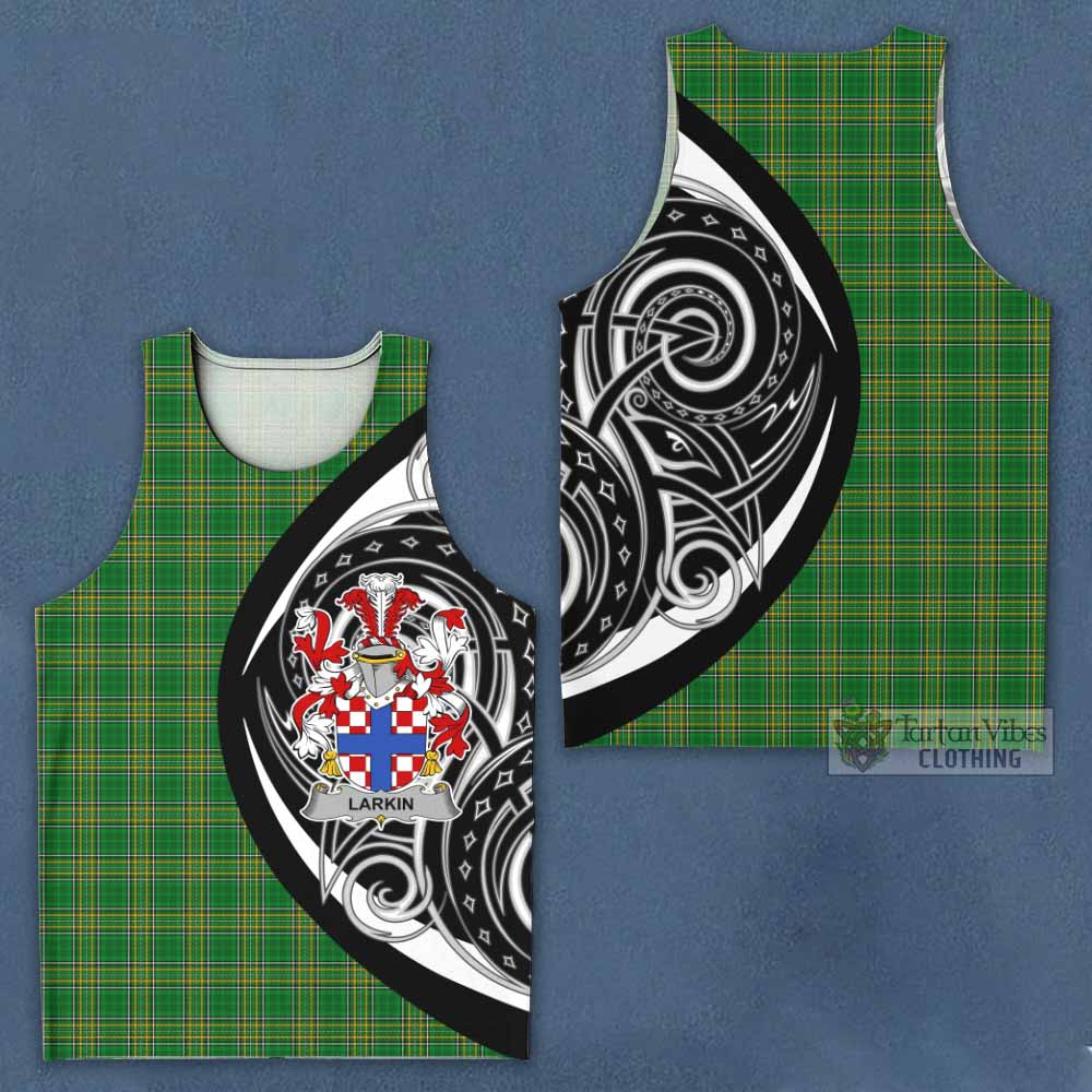 Larkin Irish Clan Men's Tank Top Celtic Circle Style - Tartan Vibes Clothing