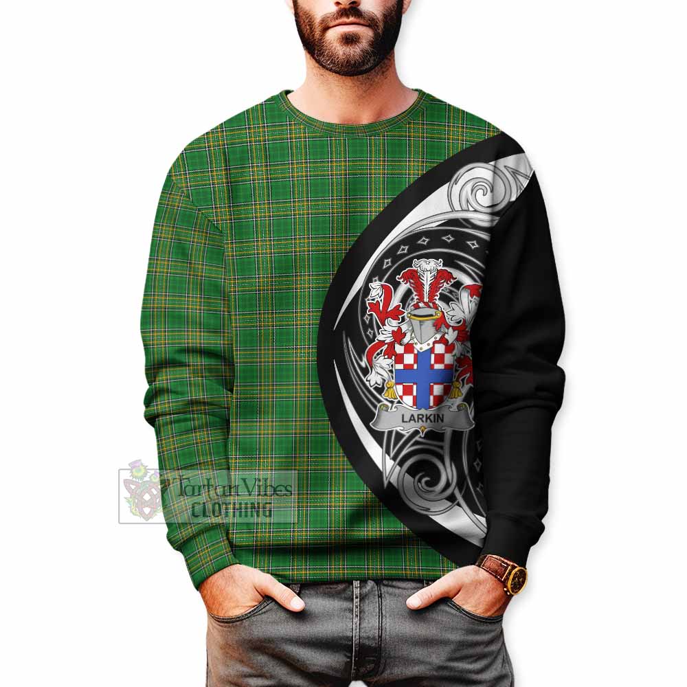 Larkin Irish Clan Sweatshirt Celtic Circle Style - Tartan Vibes Clothing