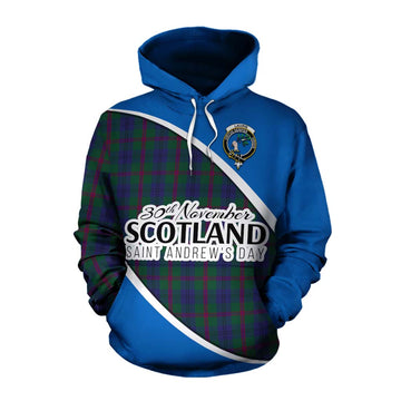 Laurie Family Crest Tartan Cotton Hoodie Celebrate Saint Andrew's Day in Style Pullover Hoodie XS - Tartan Vibes Clothing