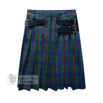 Laurie Tartan Men's Pleated Skirt - Fashion Casual Retro Scottish Kilt Style