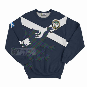 Laurie Tartan Lion Rampant Sweatshirt Proudly Display Your Heritage with Alba Gu Brath and Clan Name Unisex - Tartan Vibes Clothing