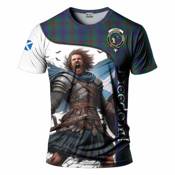 Laurie Crest Tartan T-Shirt Inspired by the Freedom of Scottish Warrior Kid's Shirt - Tartan Vibes Clothing