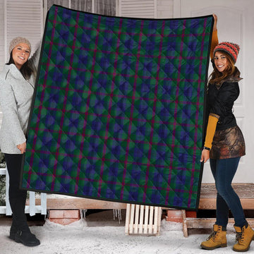 Laurie Tartan Quilt Super King Quilt 91" x 110" - Tartan Vibes Clothing