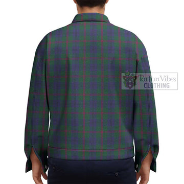 Laurie Tartan Unisex Lapel Cotton Jacket - Tartan Vibes Clothing