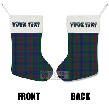 Laurie Tartan Christmas Stocking with Personalized Text - Tartan Vibes Clothing