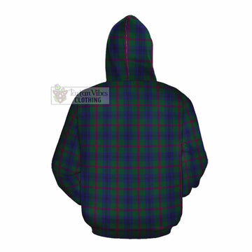Laurie Tartan Cotton Hoodie with Family Crest DNA In Me Style Pullover Hoodie - Tartan Vibes Clothing