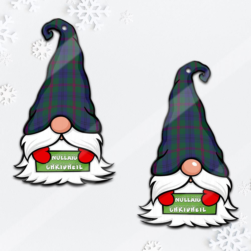 Laurie Gnome Christmas Ornament with His Tartan Christmas Hat - Tartan Vibes Clothing