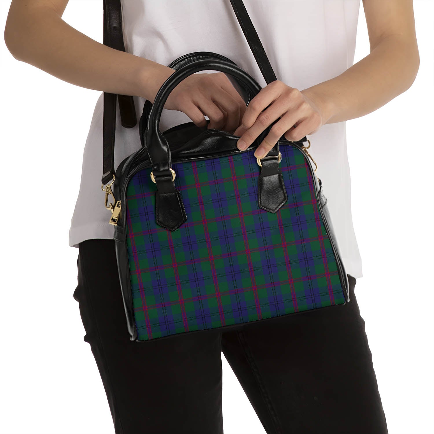 Laurie Tartan Shoulder Handbags - Tartan Vibes Clothing