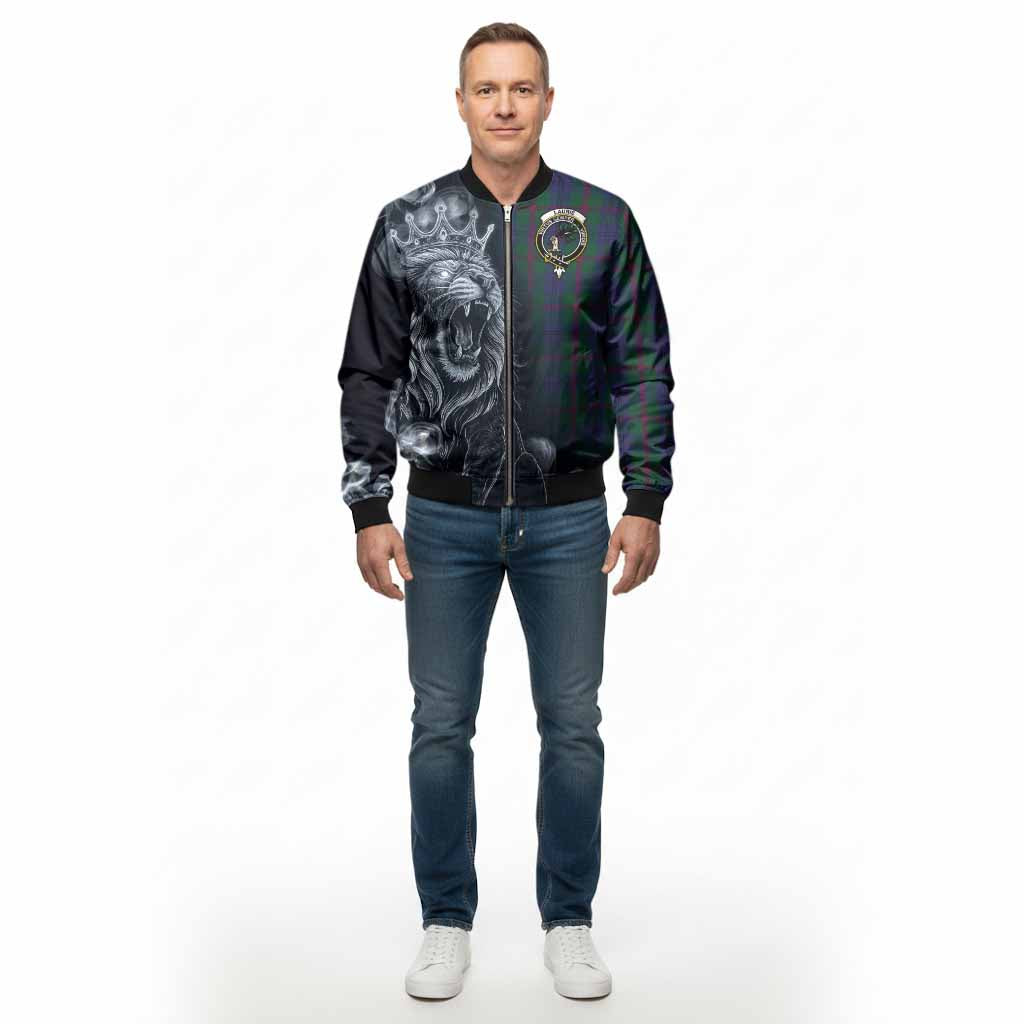 Laurie Tartan Bomber Jacket Roaring Lion Heritage