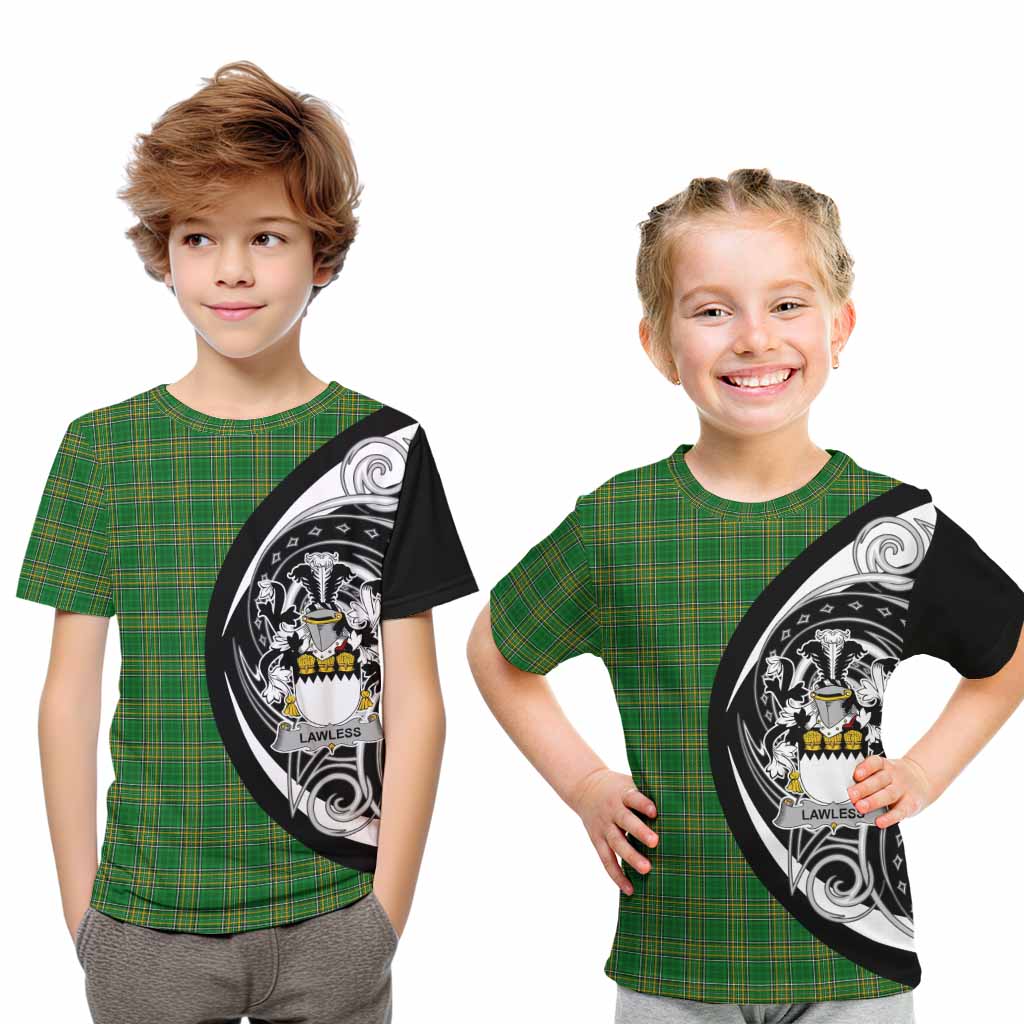 Lawless Irish Clan Kid T-Shirt Celtic Circle Style Youth XL Size14 - Tartan Vibes Clothing
