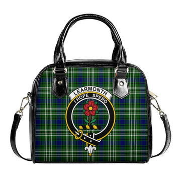Learmonth Tartan Shoulder Handbags with Family Crest