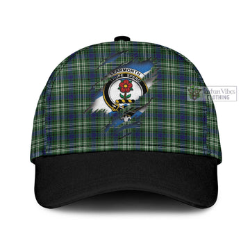 Learmonth Tartan Classic Cap with Family Crest In Me Style