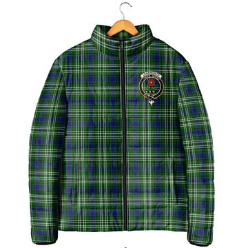 Learmonth Tartan Padded Jacket with Family Crest