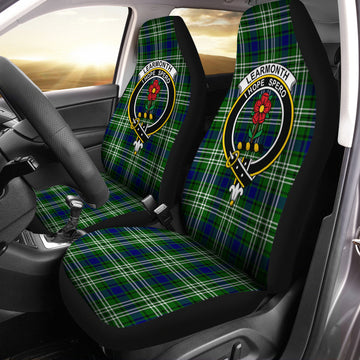 Learmonth Tartan Car Seat Cover with Family Crest One Size - Tartanvibesclothing