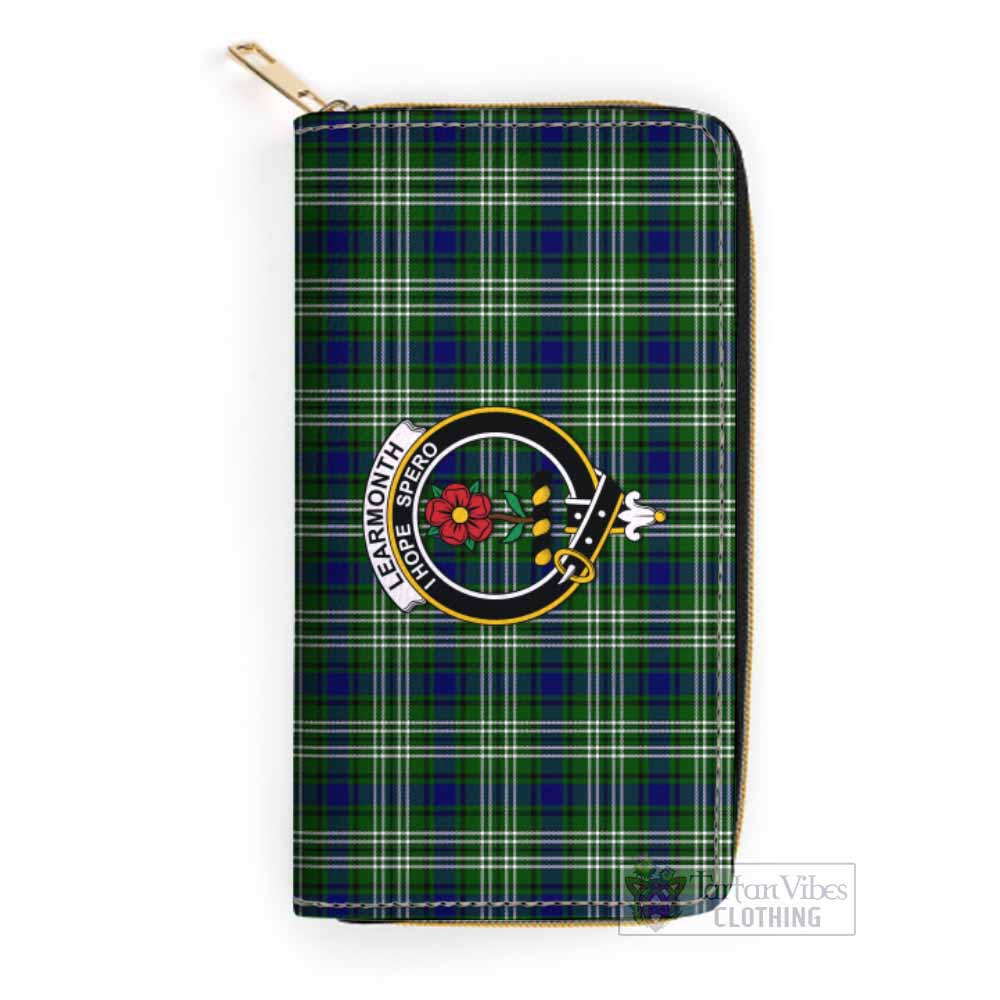 Tartan Vibes Clothing Learmonth Tartan Women's Leather Wallet with Family Crest