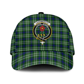 Learmonth Tartan Classic Cap with Family Crest