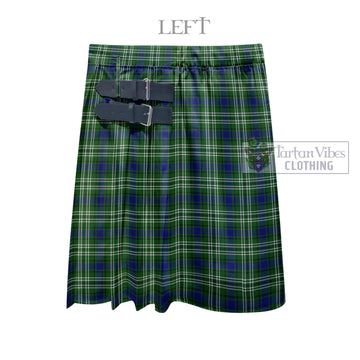 Learmonth Tartan Men's Pleated Skirt - Fashion Casual Retro Scottish Kilt Style