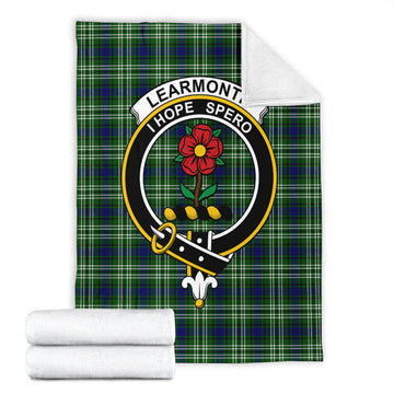 Learmonth Tartan Blanket with Family Crest