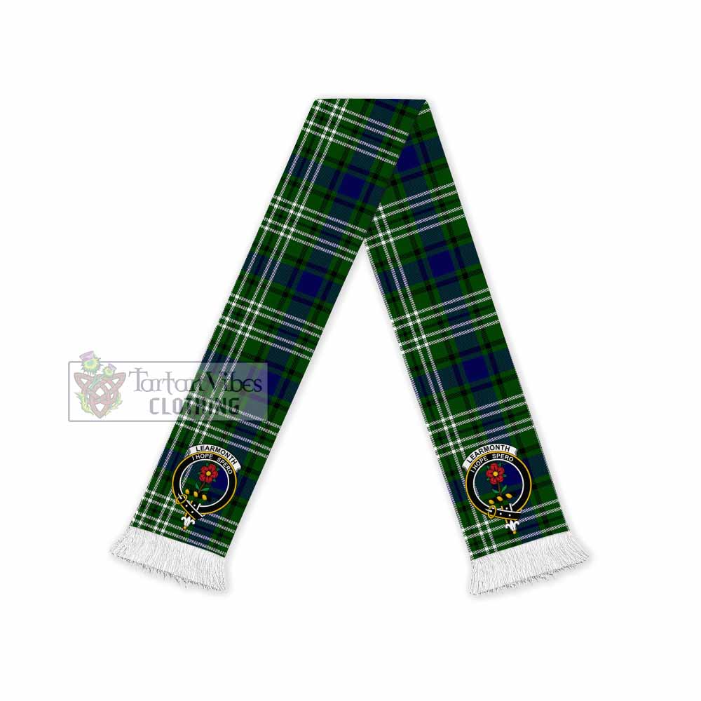 Tartan Vibes Clothing Learmonth Tartan Ruffneck Scarf with Family Crest