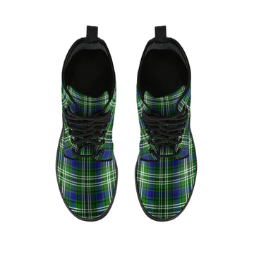 Learmonth Tartan Leather Boots