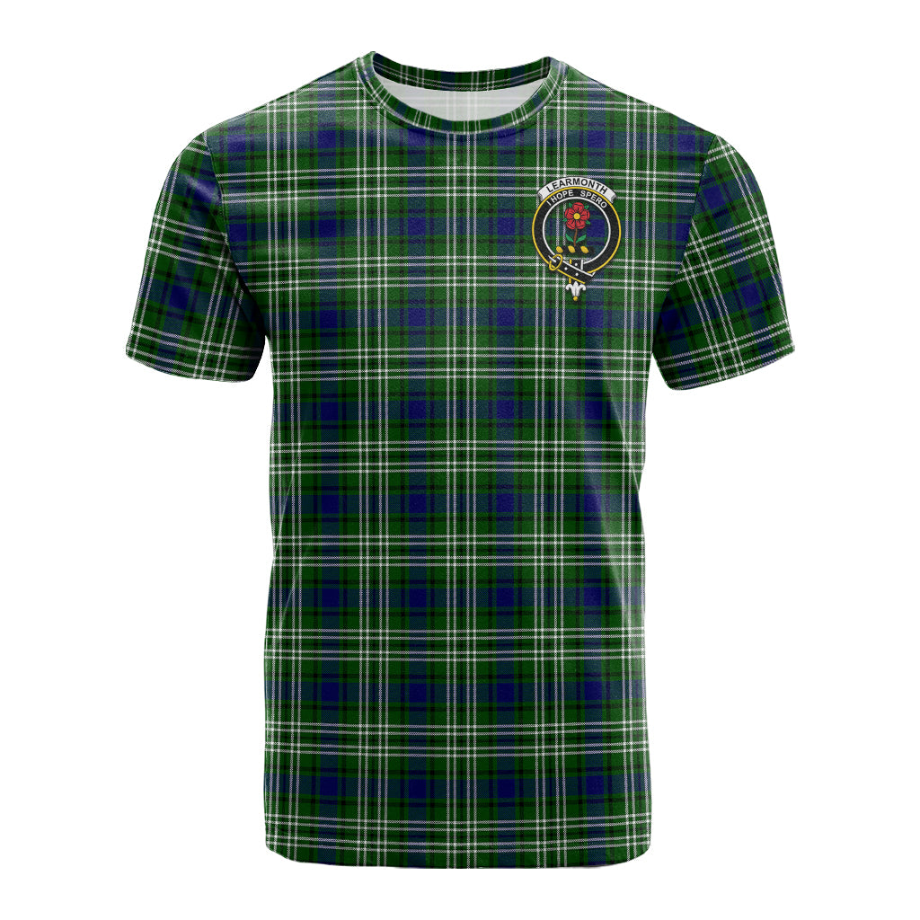 Learmonth Tartan T-Shirt with Family Crest - Tartan Vibes Clothing