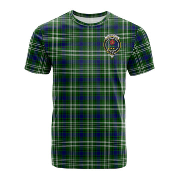 Learmonth Tartan T-Shirt with Family Crest