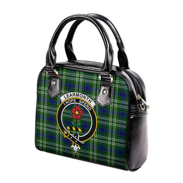 Learmonth Tartan Shoulder Handbags with Family Crest