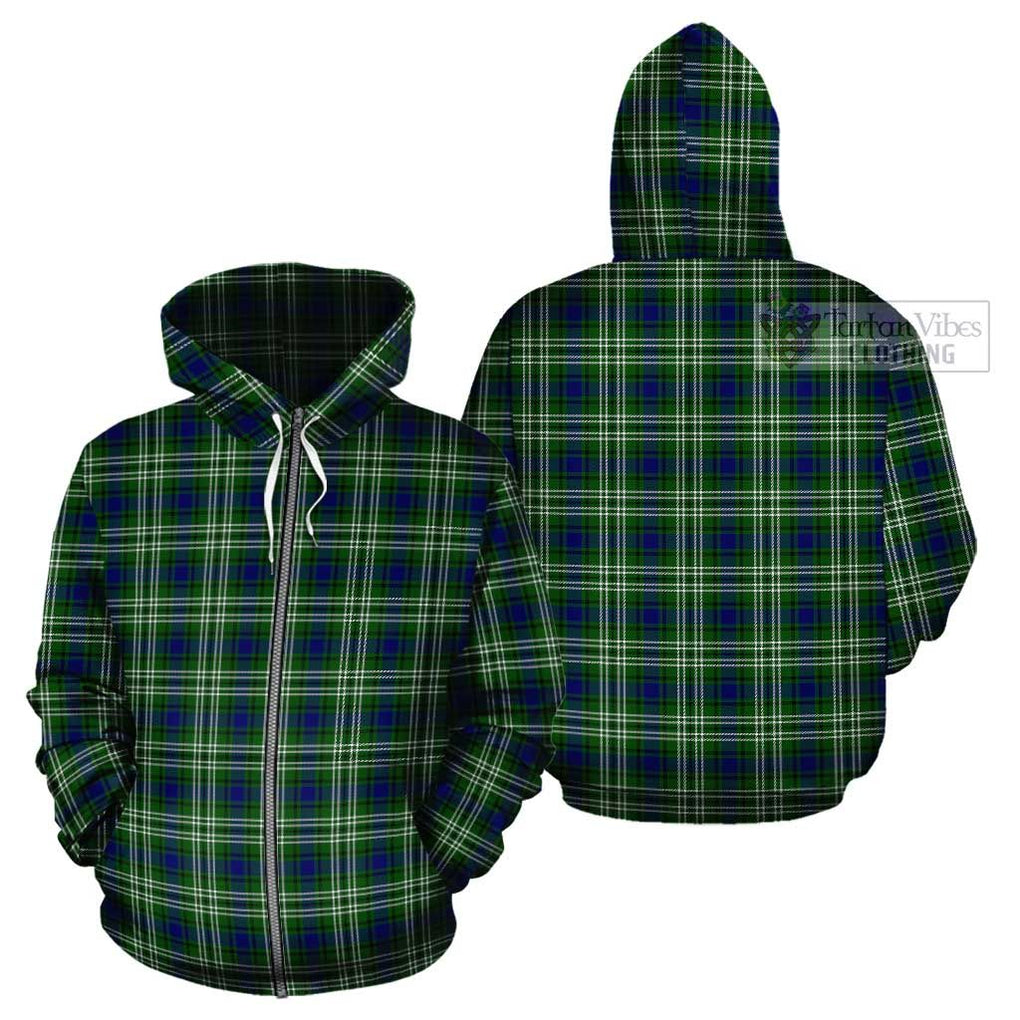 Learmonth Tartan Cotton Hoodie Zip Hoodie - Tartan Vibes Clothing