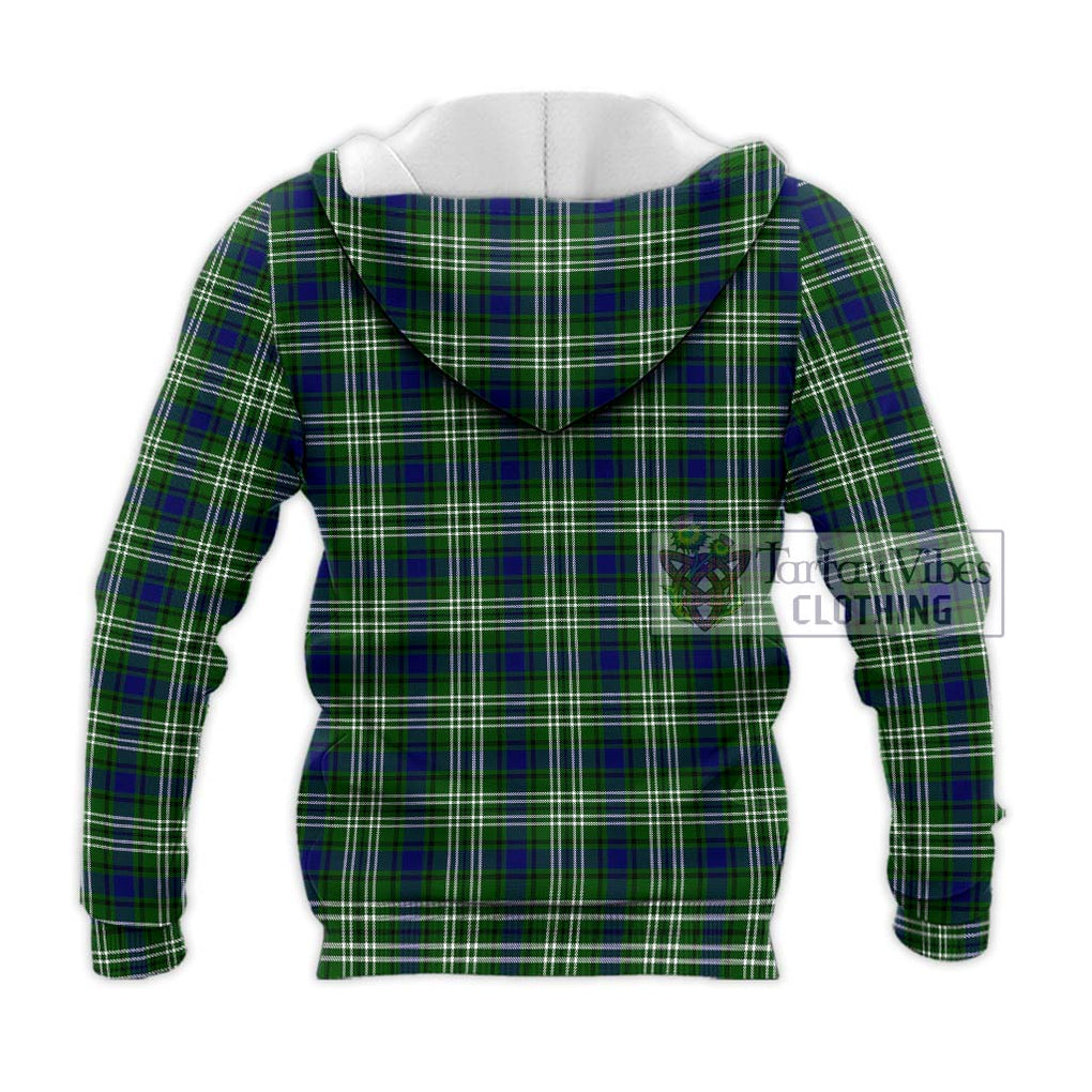 Learmonth Tartan Knitted Hoodie with Family Crest DNA In Me Style - Tartanvibesclothing Shop