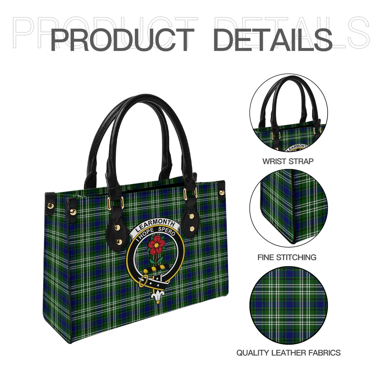 learmonth-tartan-leather-bag-with-family-crest