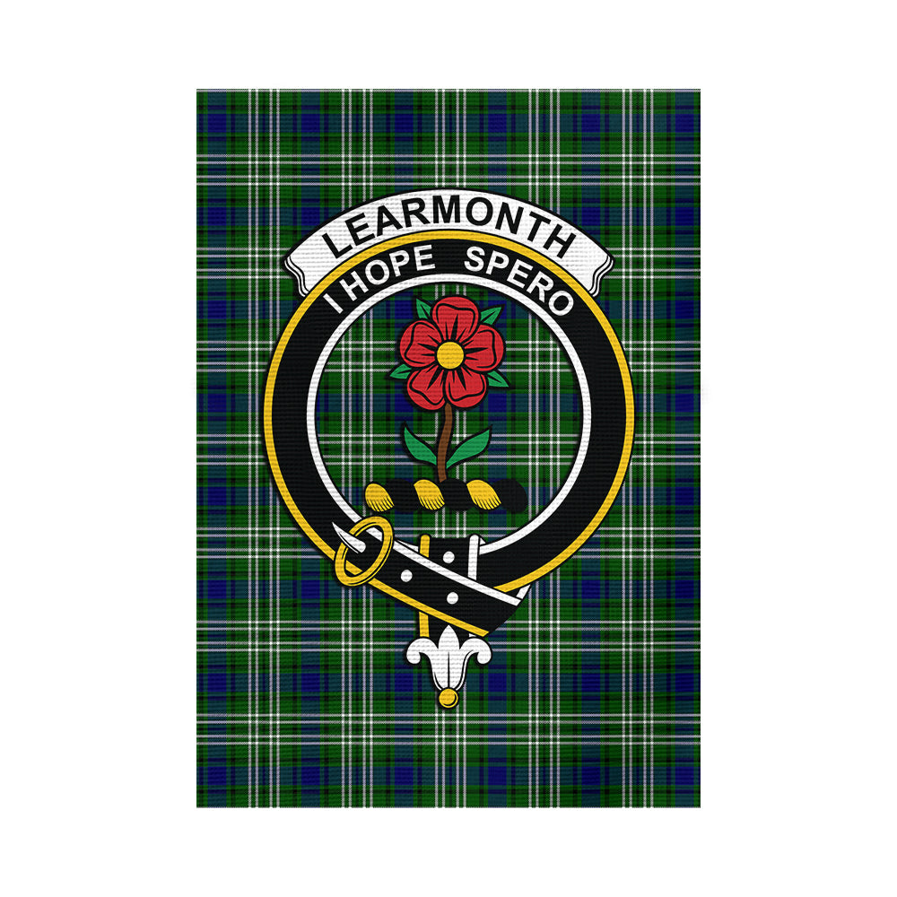 Learmonth Tartan Flag with Family Crest - Tartan Vibes Clothing